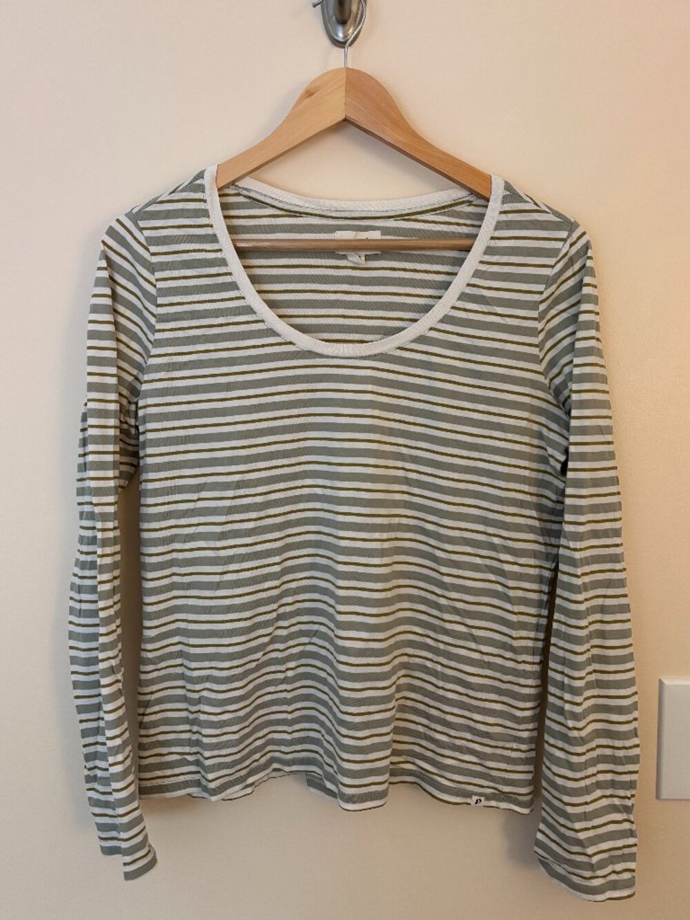 Pact Striped Long Sleeve Tee